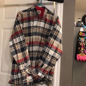 Cinch button down long sleeve